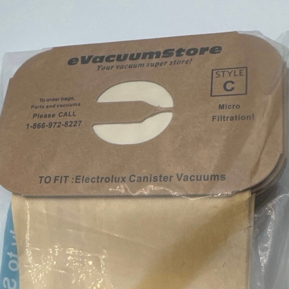 ELECTROLUX Multi Micro Filter Vacuum Bags 12 Pack Canister Vac Type Style C